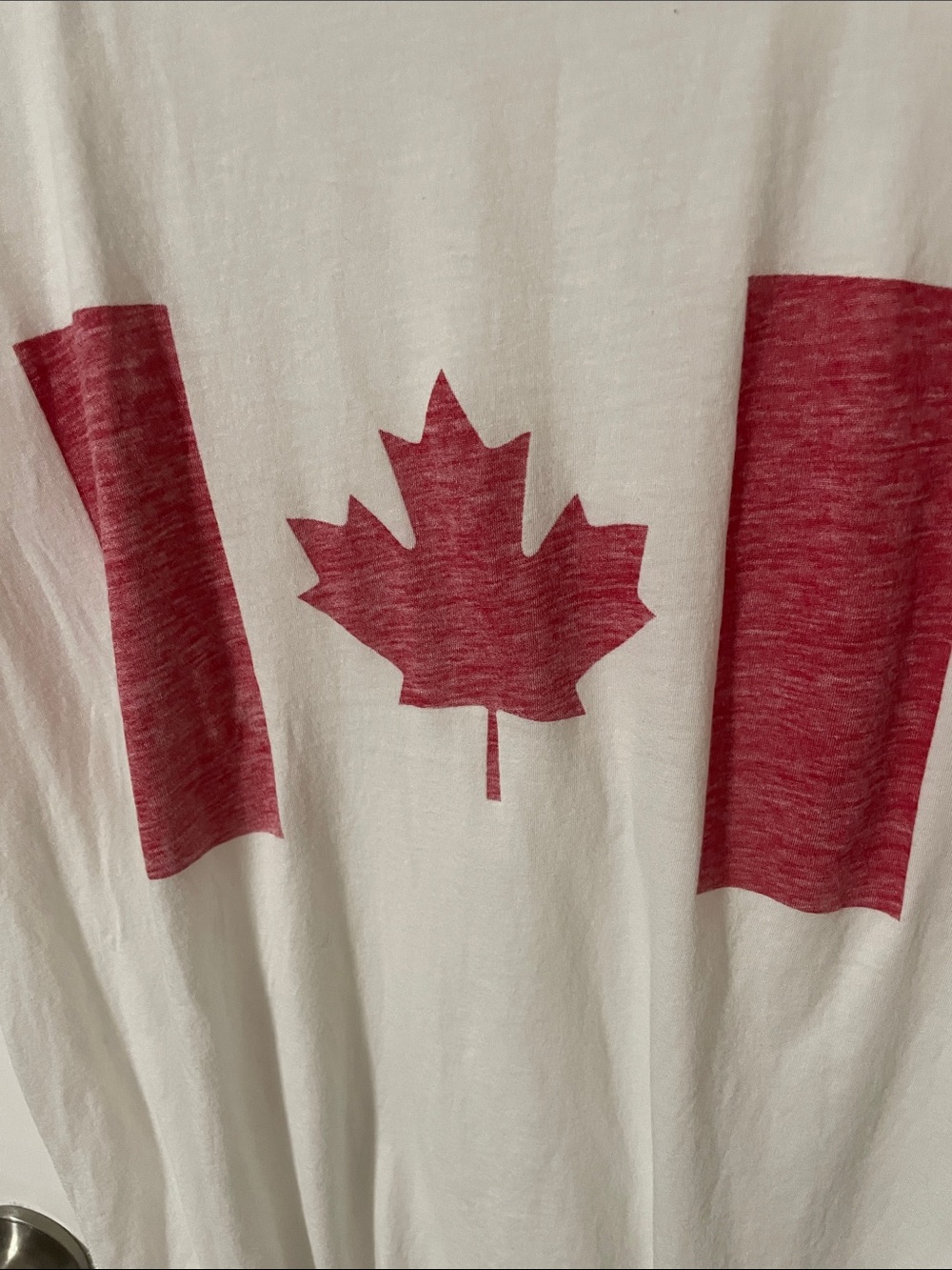 Benson Canadian Flag Graphic Short Sleeve Tee Size Small - Picture 3 of 4